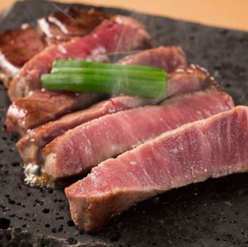 Lava grilled Japanese black beef fillet