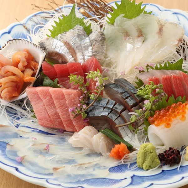 《卸問屋直営店》立川で人気の高級鮮魚卸問屋『鮮』が選ぶお薦め鮮魚の盛合わせ