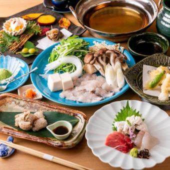 鱧尽くし！淡路島天然鱧の豪華鱧落とし・鱧ちり鍋、天ぷらなど全8品11,000円(税込)