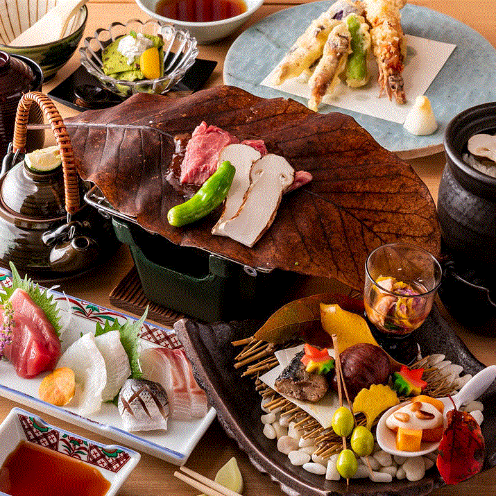 海乃華料理長一押し【秋の食材を贅沢に松茸コース】 忘年会・宴会・飲み会・接待・会食・記念日