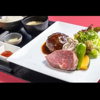 【ランチ】ステーキ&ハンバーグ膳 DX