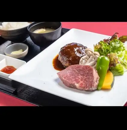 【ランチ】ステーキ&ハンバーグ膳 DX