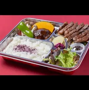 ステーキ&ハンバーグ弁当