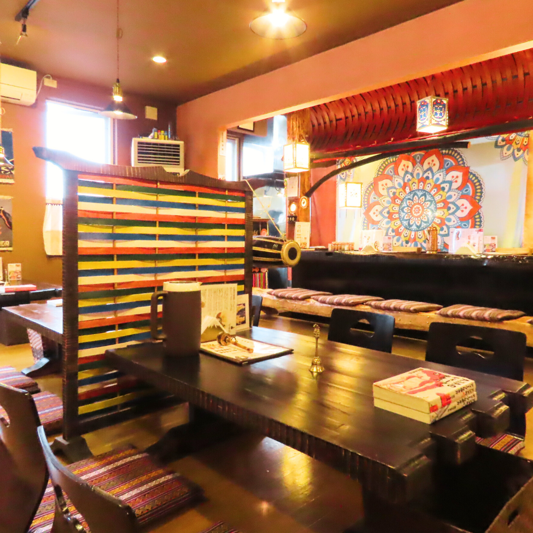 餐厅充满异域风情,会让您的等待时间变得愉快。