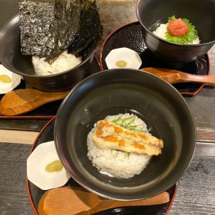 Dashi Chazuke with Ume and Korean Seaweed