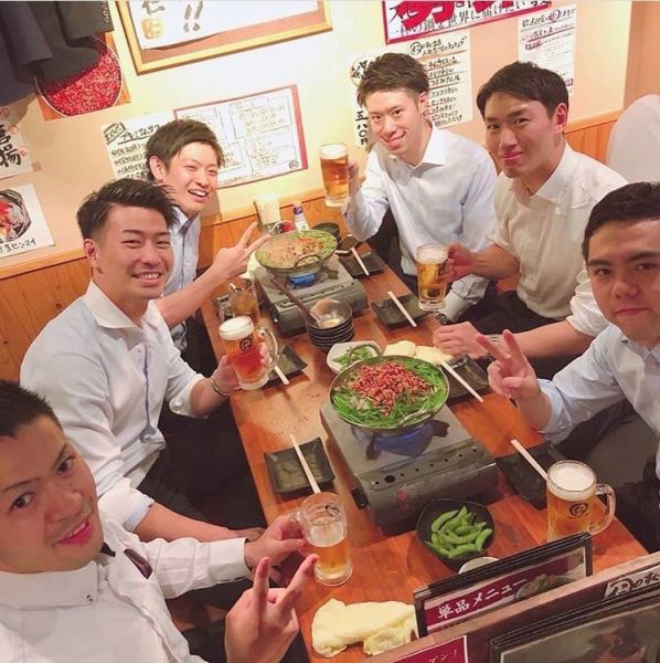 [Small groups ◎ 2 people ~ OK ◎ Perfect for drinking parties with friends and colleagues ★] We have a variety of table seats for 2, 4, and 6 people!New・Enjoy your meal and conversation while eating Nagoya's specialty "Taiwanese Motsunabe"! [Sakae/All-you-can-drink/Birthday/Sakae All-you-can-drink/Sakae Izakaya/Meat/Sakae Station/Izakaya/Taiwan Motsunabe /Korean food/Korean food Sakae]