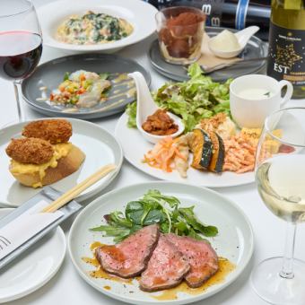 13時からご予約可能♪女子会にもおすすめ!ランチコース 3000円(税込)