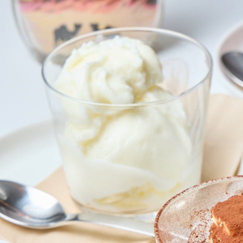 ジャージー牛乳のアイス