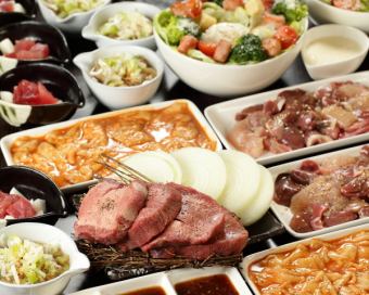 6,600円 (税込)よくばりコース120分飲み放題付6