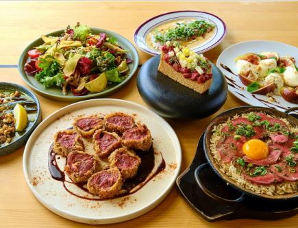 【음료 무제한 2 시간 30 분 첨부】 D 코스 ◆ 쇠고기 레어 커틀릿 등 호화 전 7 품을 만끽! 12 명 이상으로 2 층 전세 무료!