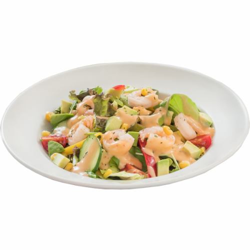 Shrimp and avocado salad ~ Southern dressing ~