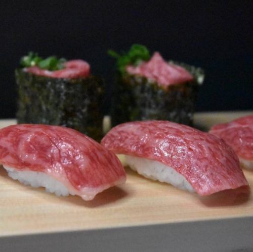 極上あぶり寿司 三貫