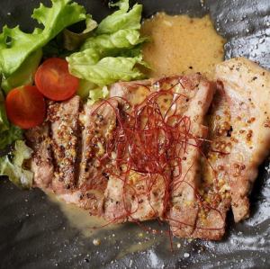 Tokachi pork loin with melting honey mustard sauce