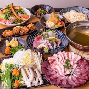 《120分飲み放題付》各種宴会にもピッタリ☆しゃぶしゃぶコース[全8品]6000円(税込)