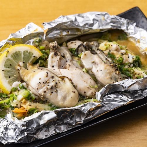 牡蠣ホイル焼き