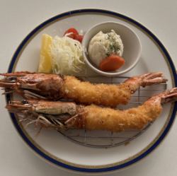 有頭どえりゃーエビフライセット