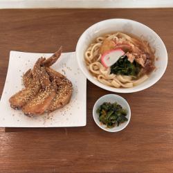 닭 날개 & 기시 멘 세트