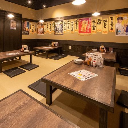 A space that makes you feel a tasteful Japanese-style izakaya is recommended for young and old generations.Please use it for scenes with a small number of people, such as drinking parties with friends and girls' associations, family meals, etc. ★