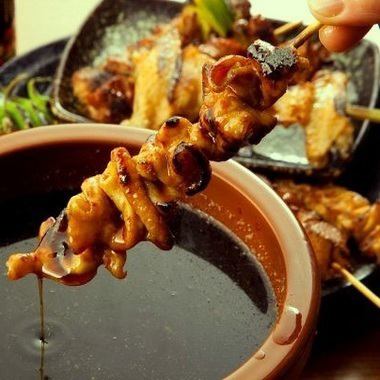 [日本豬肉燒] [烤雞肉串]請使用“秘密調味料”或“鹽”