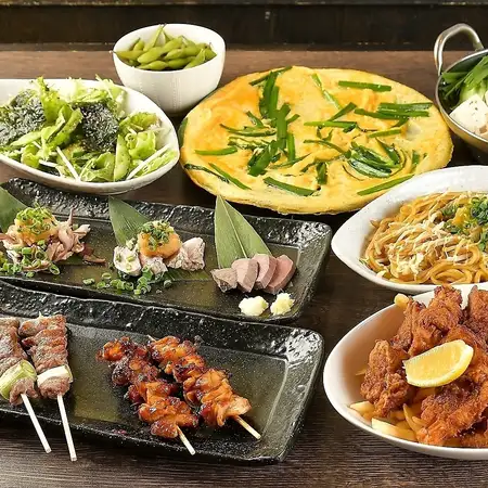 【90分飲み放題付】筑梅(ちくうめ)コース　4000円（税込）　全9品