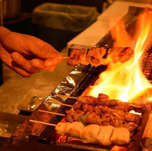 Yakitori/yakitori grilled on binchotan charcoal!