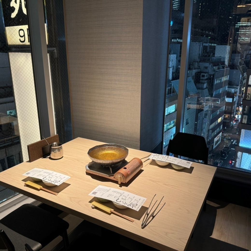 完全個室◆◆窓際個室◆◆は◆◆銀座の夜景◆◆を一望♪
