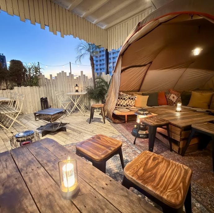 お席 | Tokyo Glamping producedby WB cafe トウキョウグランピング