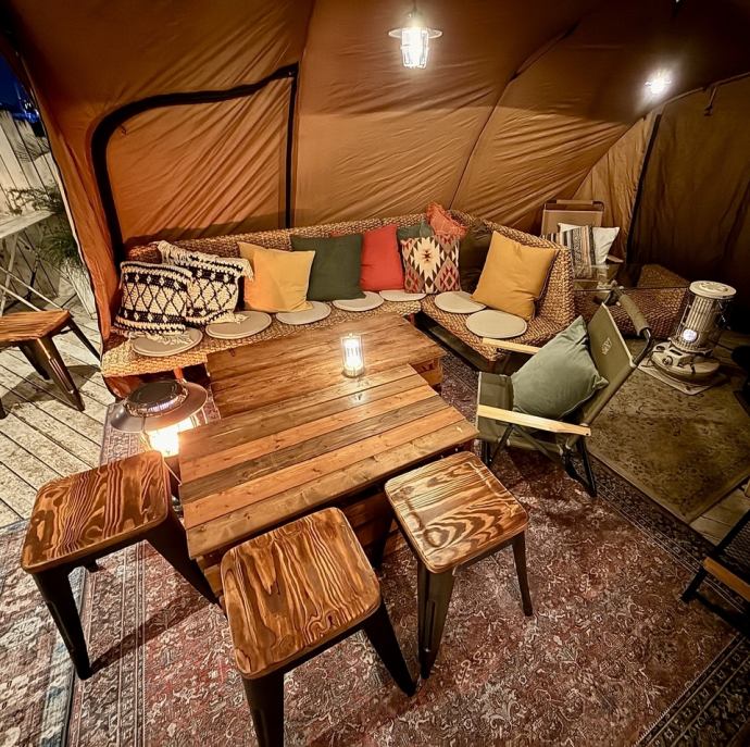 お席 | Tokyo Glamping producedby WB cafe トウキョウグランピング