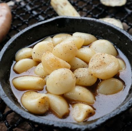 ニンニクのバター焼き