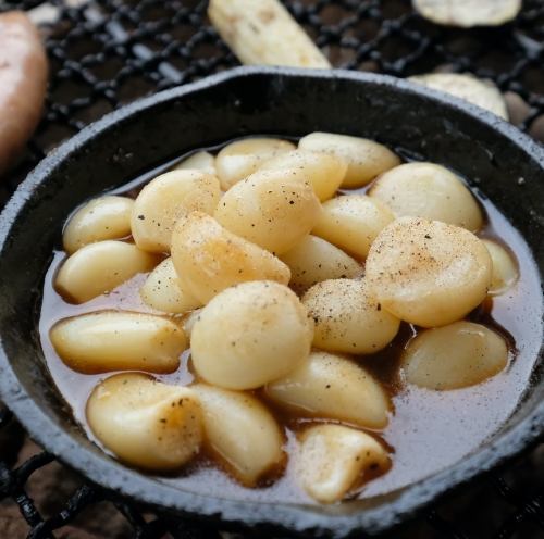 ニンニクのバター焼き