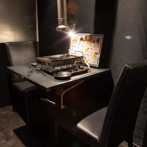 落ち着きあるお席を用意♪