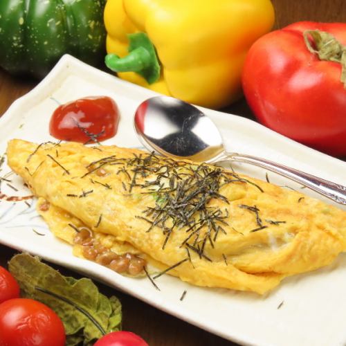 纳豆煎蛋