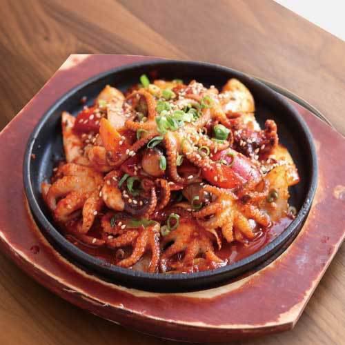 イイダコ炒め定食