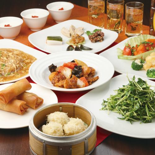 A lot of Chinese food cuisine