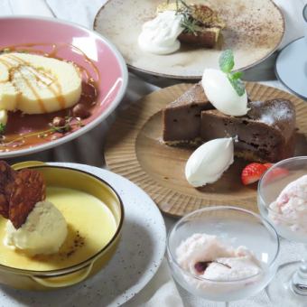 Dinner is here ★Last orders 21:00★ [Table dessert buffet] Enjoy authentic sweets ◎ 2530 yen (tax included)