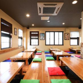 Enjoy the authentic taste in a relaxing sunken kotatsu seating area.