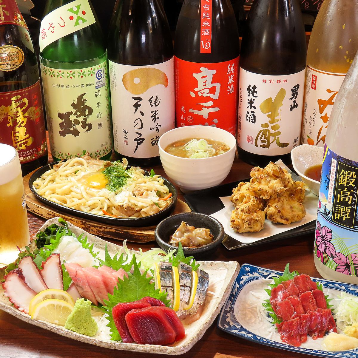 Cheers with our famous draft Hoppy at our restaurant, which has been loved in Ogikubo for over 40 years!