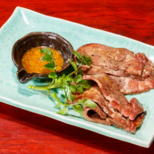 Char-grilled Beef Tongue ~Mustard Sauce~