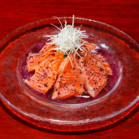 Yukari salmon carpaccio