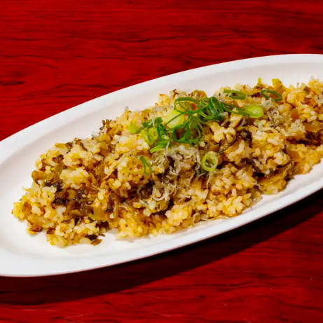 Takana, Jako, brown rice fried rice