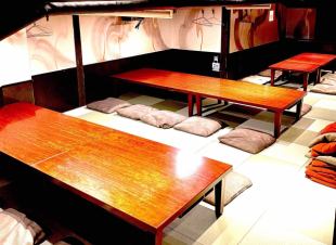 The tatami room floor can also be reserved!