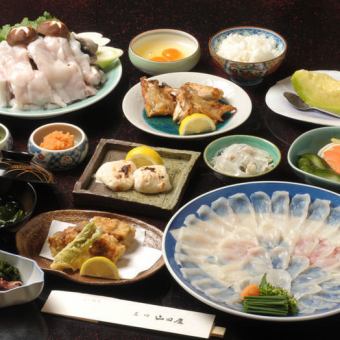 【ふぐ・下関コース】ふぐ白子焼付 フルコース 国産最高級天然とらふぐ 全11品 11月からのご用意