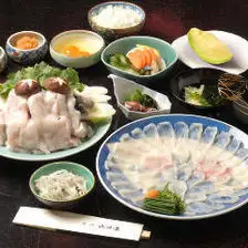 【복어·세토 코스】국산 최고급의 천연 토라 복어를 만끽! 복어 삼매의 전 8품 15000엔