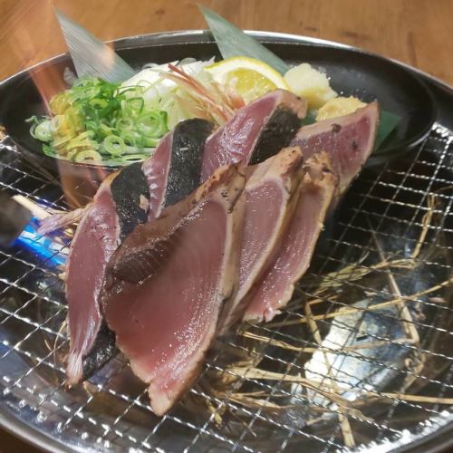 The finish is right in front of you ☆ Ryoma is proud! Straw-grilled bonito flakes