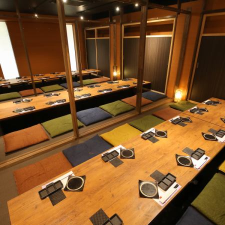 Private rooms are also available for groups of up to 50 people ☆ Suitable for drinking parties, class reunions, and large gatherings ◎ Can be used for various parties such as company banquets!