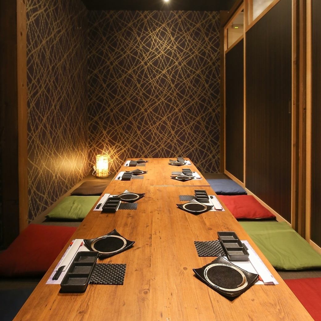 和空間の個室居酒屋♪藁焼きや日本酒を豊富に取り揃えております