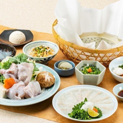 ＜ランチ限定＞正午膳(しょうごぜん) ～てっさ・てっちりが楽しめる《全6品》コース～