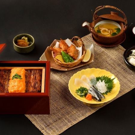 ◎新コース◎【神楽坂新名物】国産◆鰻＆とらふぐ◆鰻せいろ蒸しコース・彩(いろどり)※10/1～