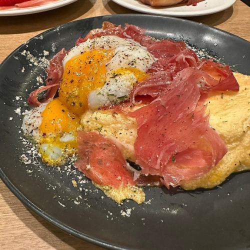 Recommended ♪ Prosciutto ham soufflé omelet