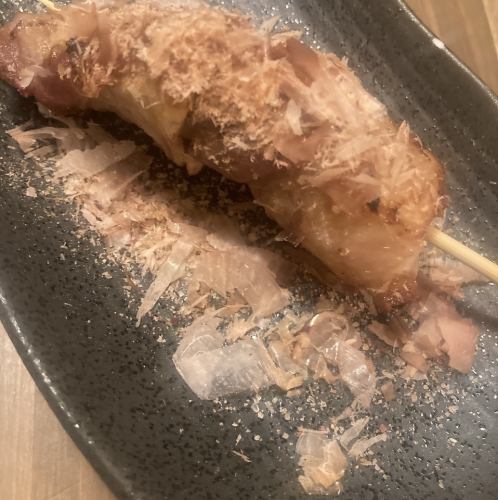 【期間限定　季節串】筍と鰹節の豚巻
